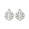 Tibetan Style Alloy Pendants FIND-G105-01AS-1