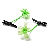 (Defective Closeout Sale: Clip Scratches) Bean Sprout Plastic Alligator Hair Clips PHAR-XCP0001-23-2