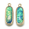 Resin Pendants RESI-Q185-07B-02-2