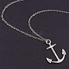 Tibetan Silver Anchor & Helm Pendants TIBEP-PH0004-15AS-WH-5