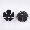 Spray Painted Eco-Friendly Iron Bead Caps X-IFIN-T009-08A-2