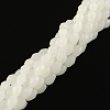 Faceted Rice Imitation Jade Glass Beads Strands X-GLAA-Q046-02C-3