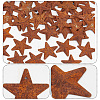 60Pcs Iron Pendants IFIN-GF0001-42C-5