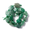 Natural Green Aventurine Beads Strands G-B024-10-2