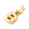 Brass Letter Charms LS-KK-G554-22G-B-2