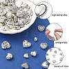 60Pcs 12 Styles Tibetan Style Alloy Beads FIND-CJ0002-28B-3