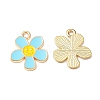Alloy Enamel Pendants ENAM-C009-01G-4