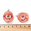 Eyeball Theme Opaque Resin Enamel Pendants RESI-D076-02A-3