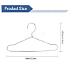 Iron Doll Clothes Hangers DIY-WH0430-095-2