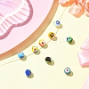9Pcs 9 Colors Handmade Millefiori Lampwork Beads LAMP-CJ0002-41-5