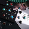 CHGCRAFT 12 Styles Zinc Alloy Buttons FIND-CA0008-75-4