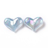UV Plating Rainbow Iridescent Acrylic Beads LS-OACR-C010-01B-2