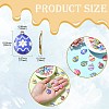 28Pcs 14 Colors Printed Alloy Pendants FIND-CJ0002-88-2