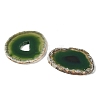 Natural Druzy Agate Slice Cabochons G-F826-E08-2