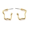 304 Stainless Steel Stud Earrings EJEW-D307-01G-4