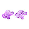 Transparent Spray Painted Glass Beads LS-GLAA-N035-025-C01-2