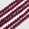 Natural Malaysia Jade Bead Strands G-A147-4mm-A09-1