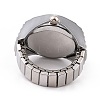 201 Stainless Steel Stretch Watchband Finger Ring Watches WACH-G018-03P-02-2