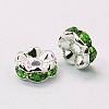 Rhinestone Spacer Beads RSB028NF-10-2