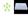 300Pcs Transparent Acrylic Charms TACR-CJD0001-01-1