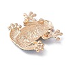 Gunmetal Zinc Alloy Rhinestone Brooches JEWB-Z036-02G-2