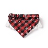 Cloth Pet's Christmas Bowknot Collar AJEW-D051-03G-3