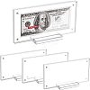 CHGCRAFT 3 Sets Transparent Acrylic Currency Display Frames ODIS-CA0001-14-1