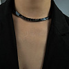 Synthetic Non-magnetic Hematite Arrow Beaded Necklaces with Steel Clasps FS-WGD7F98-01-2