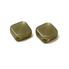 Opaque Acrylic Beads OACR-WH0055-02B-2