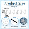 6Pcs 925 Sterling Silver Hollow Initial Beads STER-TA0001-53J-5