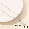 Stainless Steel Rectangle Pendant Necklaces LL9510-3-1