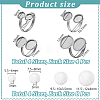DIY Round Cuff Ring Making Kits DIY-UN0008-10-3