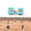 Plating Acrylic Beads OACR-N140-01F-X-3