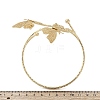 Butterfly Alloy Arm Cuff Bangles for Girl Women LS-AJEW-A063-01H-G-5