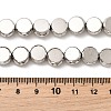 Electroplate Glass Beads Strands EGLA-F166-04C-P-4