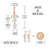 SHEGRACE Brass Dangle Earrings JE805A-4