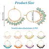 Brass Hoop Earrings AJEW-GO00056-2