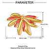 304 Stainless Steel Enamel Pendants STAS-OY003-07G-2
