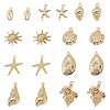 18Pcs 9 Styles Ocean Series Alloy Pendants FIND-UN0007-28-1
