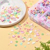 40G 4 Styles Plastic Cabochons RESI-FS0002-13-7