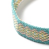 Polyester-cotton Braided Rhombus Pattern Cord Bracelet FIND-PW0013-001A-16-2