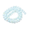 Plating Natural Selenite Beads Strands G-G120-A01-02-03-3