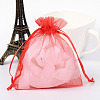 Rectangle Organza Bags with Glitter Sequins X-OP-R020-10x12-02-1