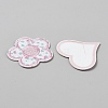 4Pcs Polyester Flower Pattern Embroidery Self-adhesive Patches PATC-TAC0011-07B-2