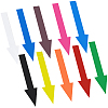 CRASPIRE 10 Sets 10 Colors PVC Self Adhesive Arrow Label Stickers DIY-CP0010-44-1