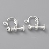 Brass Clip-on Earring Findings KK-Z007-21-3