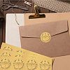 Plastic Self Adhesive Gold Foil Embossed Stickers DIY-WH0575-003-6