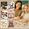 Handmade DIY Wooden Craft Kit DIY-WH0899-812-5