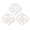 Natural White Shell Carved Pendants SSHEL-C012-09-1