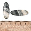 Natural Indian Green Line Jasper Pendants G-Z151-02C-3